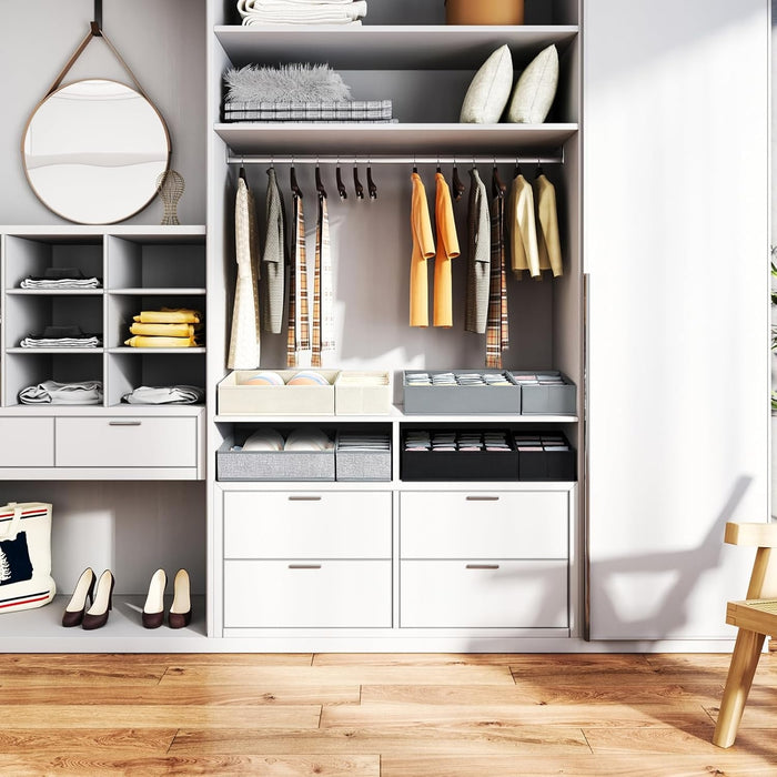Organizador De Ropa Interior Calcetines Organizador De Cajones Almacenador Closet Interior Hogar Pack X4