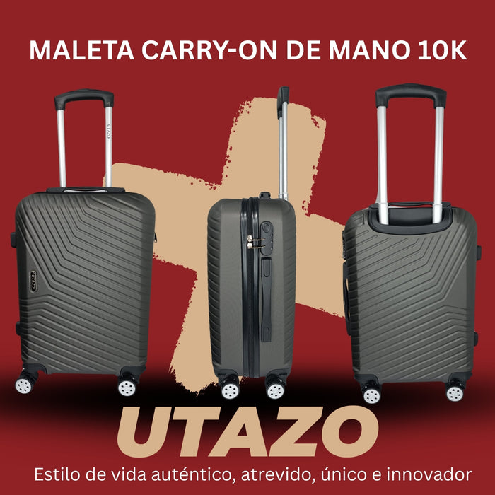 Maleta Cabina Utazo Carry On 10kg + Set Bolsa Organizadora