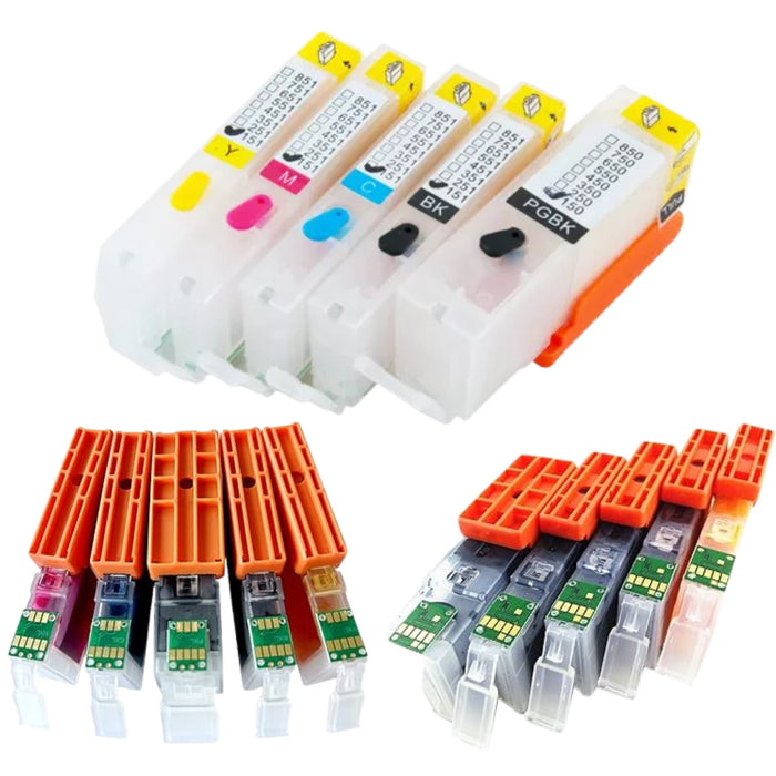 Cartuchos Recargables Canon Pixma Pgi-15 Ip7210, Ix6810 Etc.