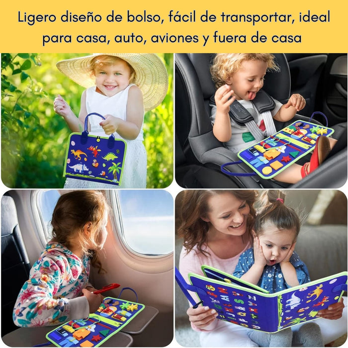 Tablero Sensoriales Interactivo Montessori Juego Educativo