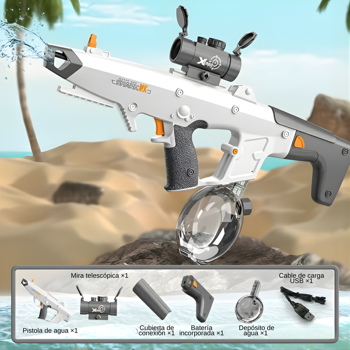 Pistola De Agua Automática Eléctrica Con Batería Usb