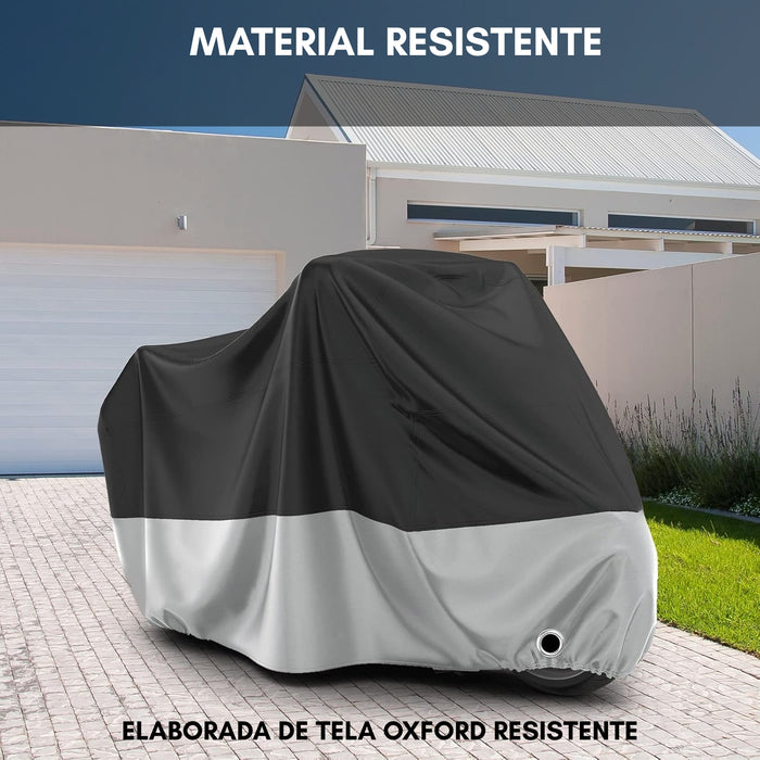 Funda Cubre Motocicleta Carpa Impermeable 245x105x125cm