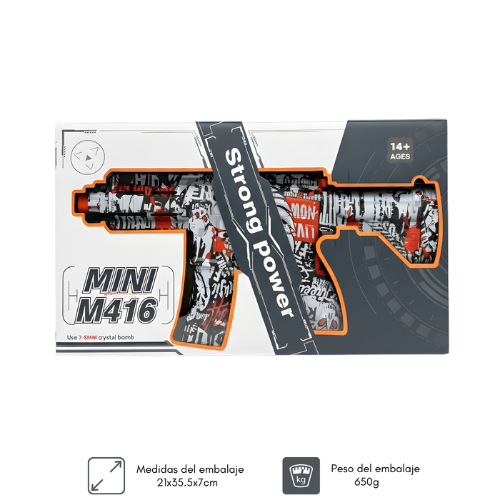 Pistola Hidrogel Armas De Juguete Recargable Uzi Eléctrica