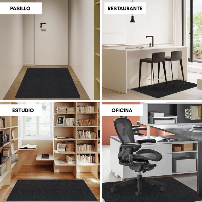 Alfombrilla Antideslizante Para Silla De Oficina 120x90cm