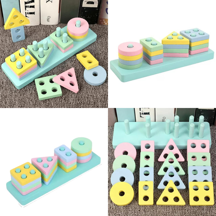 Juguetes Didácticos De Madera Para Niños Montessori