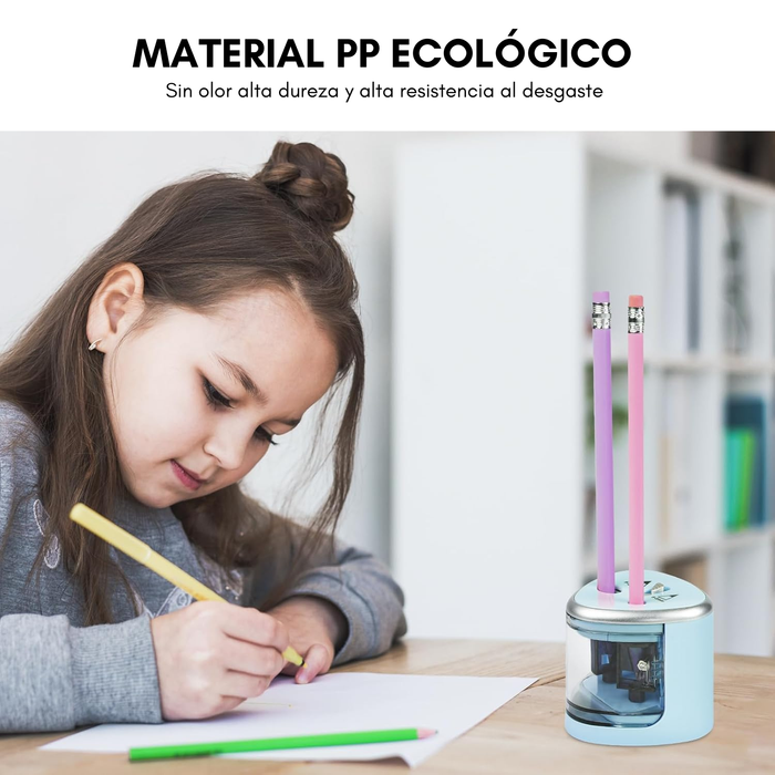 Sacapuntas Electrico Automatico Pilas Escuela Oficina Hogar Agua
