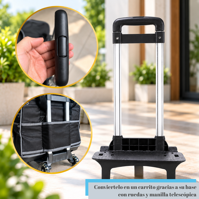 Bolso Porta Herramientas Con Ruedas Con 20 Pulgadas