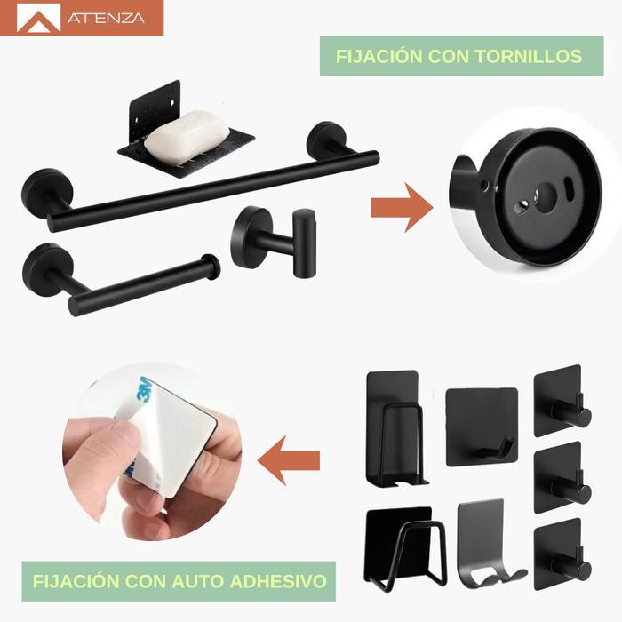 Juego De Baño Completo 11 Pcs Set De Baño Con Accesorios