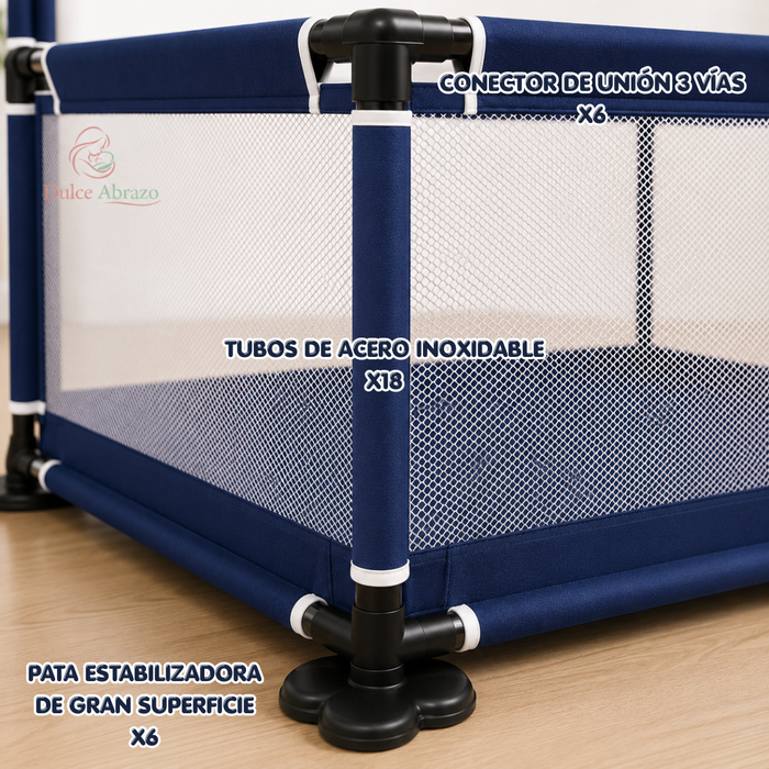 Corral Bebes Infantil Hexagonal Seguridad Niños Plegable