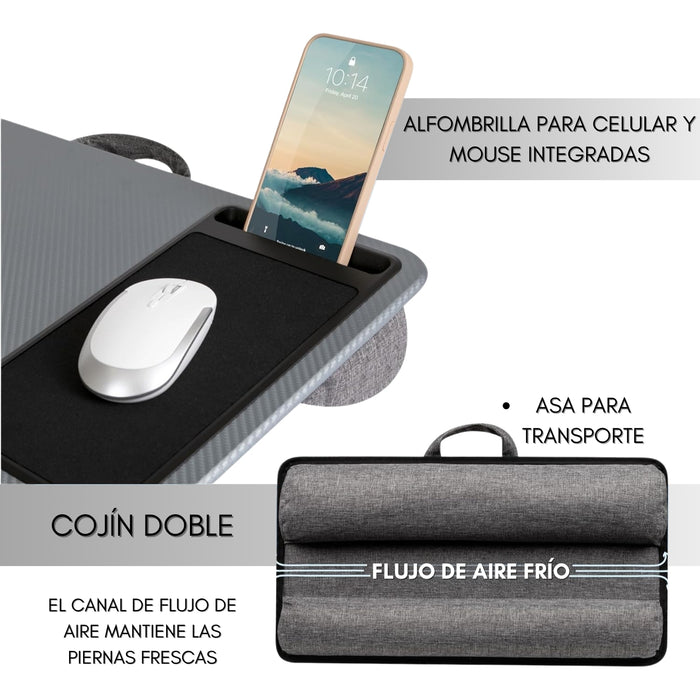 Soporte Base Mesa Notebook Tablet Cama Portatil Acolchado