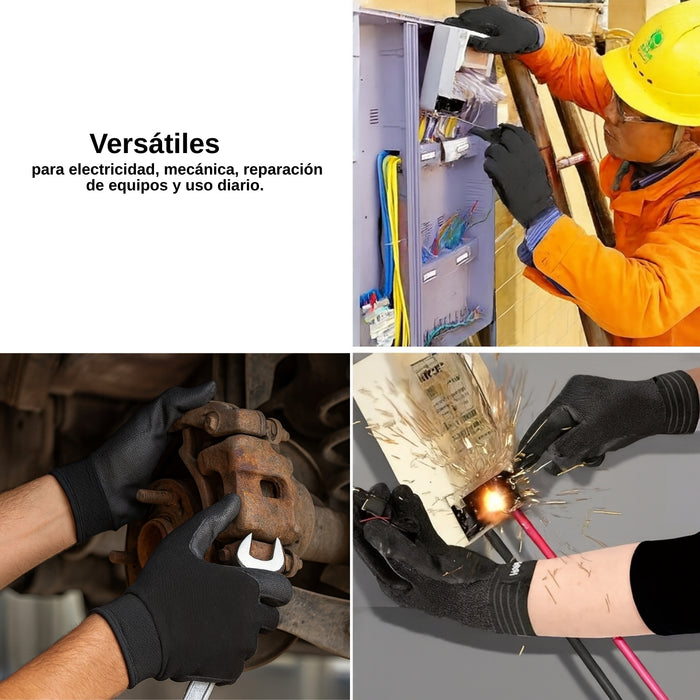 1 Par Guantes Seguridad Aislamiento Termico De Alto Voltaje