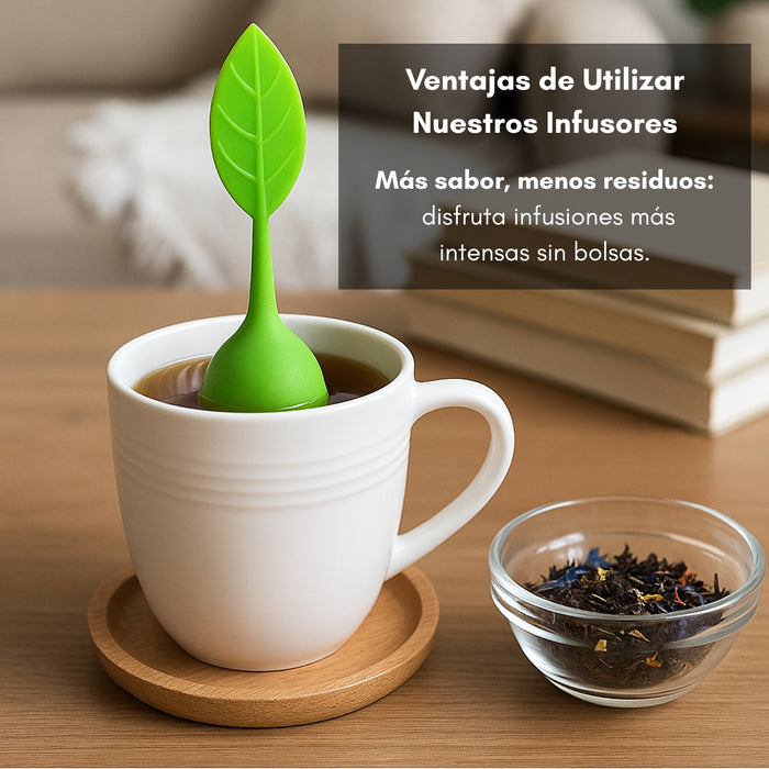 20 Infusores De Silicona Y Cero Inoxidable Para Té O Hierbas