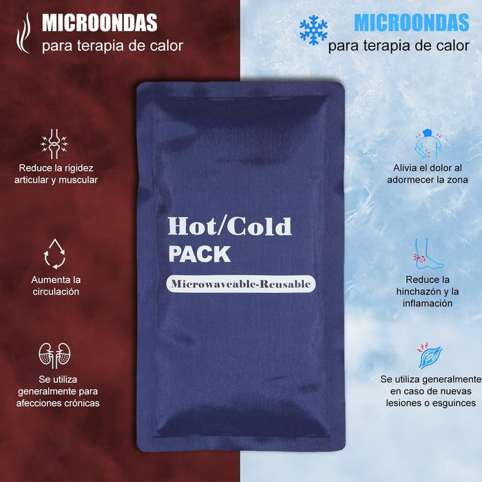 Gel Frio Calor Para Golpes Y Lesiones Terapia Reutilizable