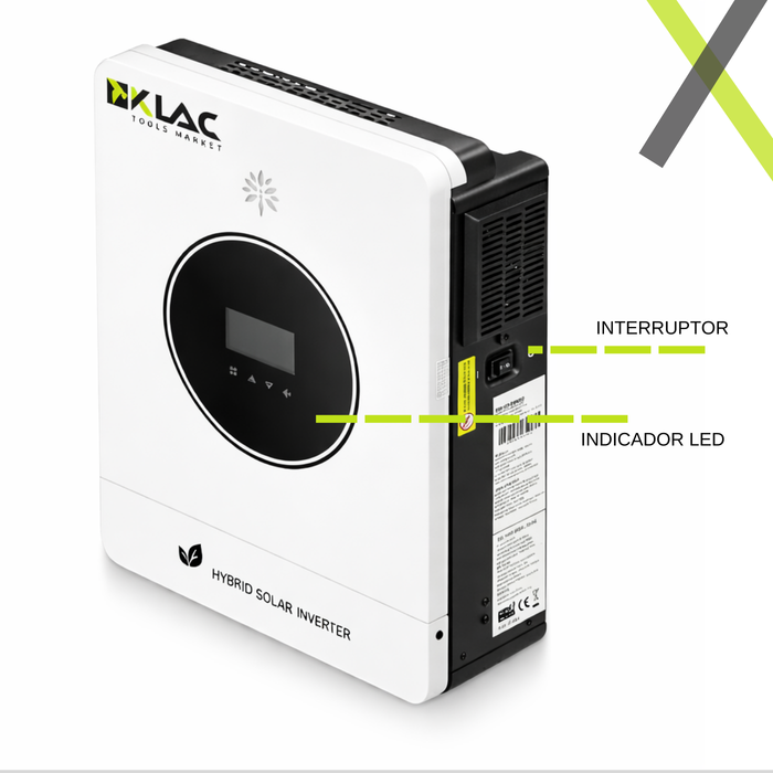 Inversor Híbrido Solar 4200w 24v Corriente Inversores Onda Sinusoidal