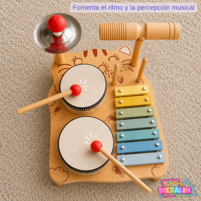 Juguete Musical Montessori De Madera Instrumentos Para Niños
