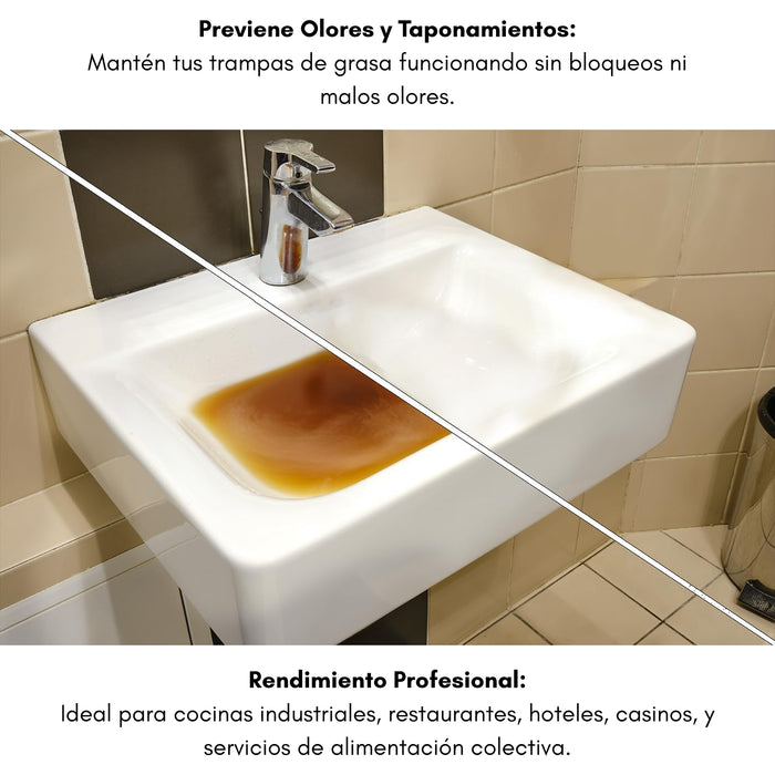 Limpiador Mantencion Trampa De Grasa Bioenzimatico 5 Lt