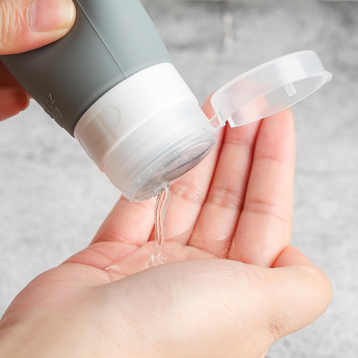 Set Botella De Viaje Dispensadora 10 Contenedores Accesorios