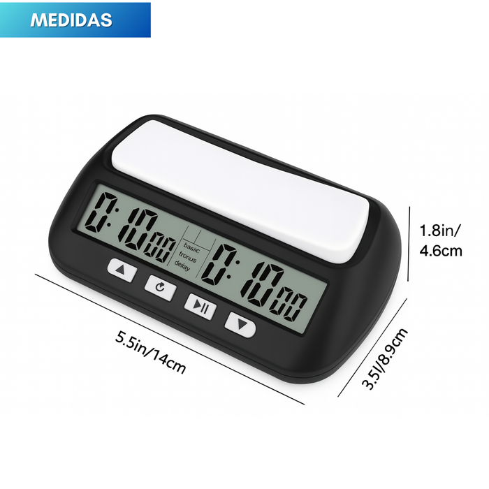 Reloj De Ajedrez Con Temporizador Digital Profesional Torneo