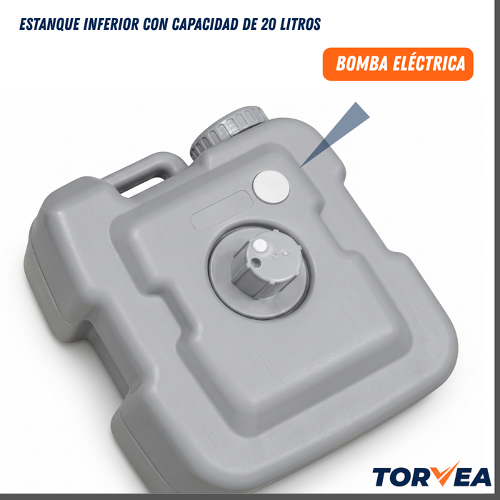Lavamanos Portátil 20 L Baño Químico Camping Outdoor