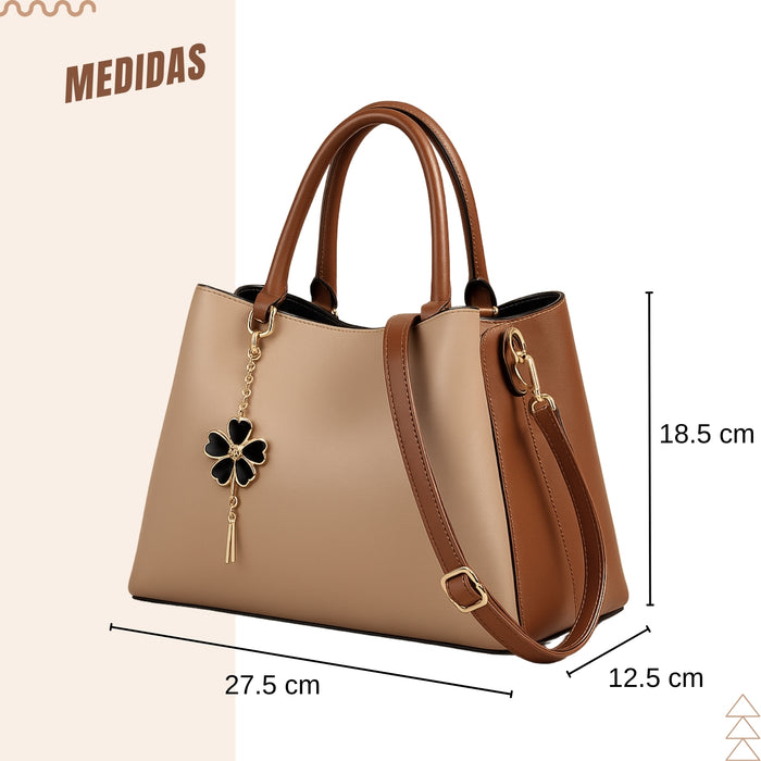 Elegante Cartera Bolso Para Mujer Bolsa Suave Hombro Mano