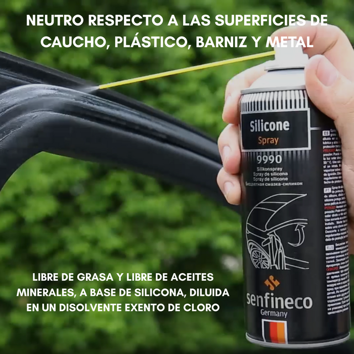 Spray De Silicona Color Transparente Senfineco 450ml