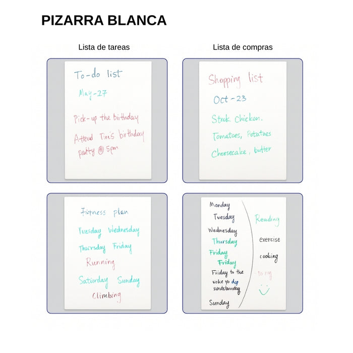 Pizarra Calendario Mensual Magnética Para Refrigerador