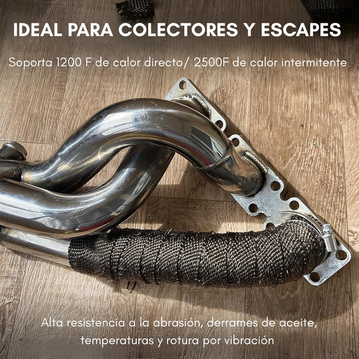Cinta Termica Aislante Escape 10 Metros Auto Moto Universal
