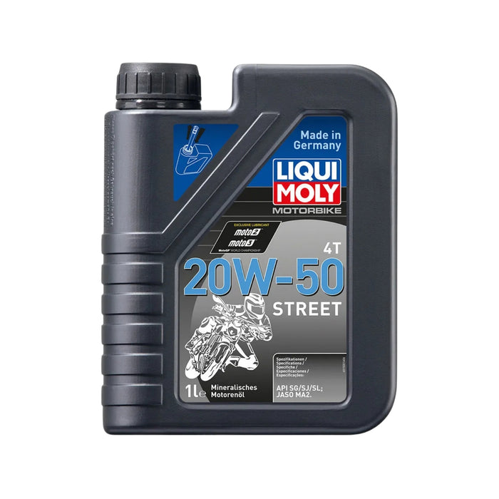 Aceite Liqui Moly 20w - 50 Motorbike Basic Street 4t