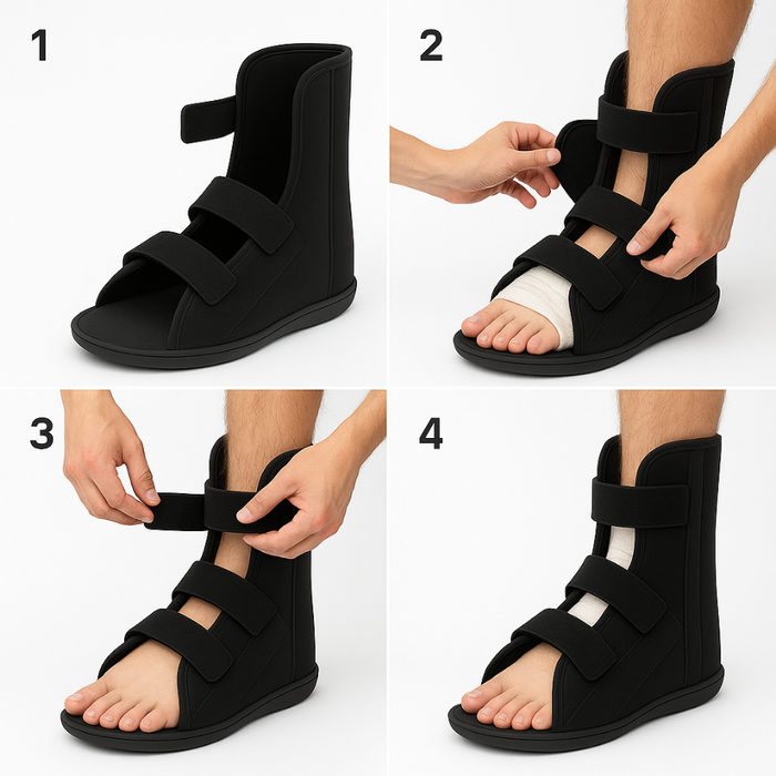 Bota Ortopedica Inmovilizadora Corta Tobillo Ambidiestra Para Ninos y Niñas