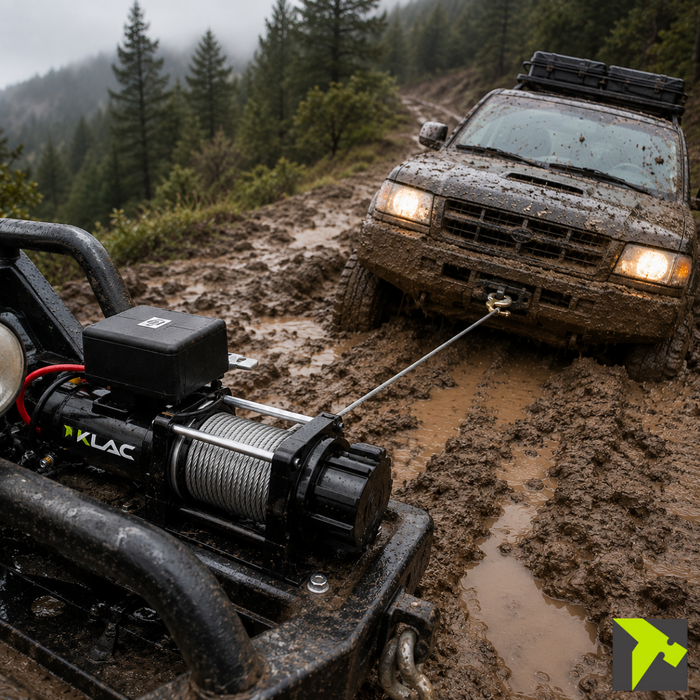 Winche Eléctrico 3000 Lb Control Remoto Inalambrico Cable Acero Gancho