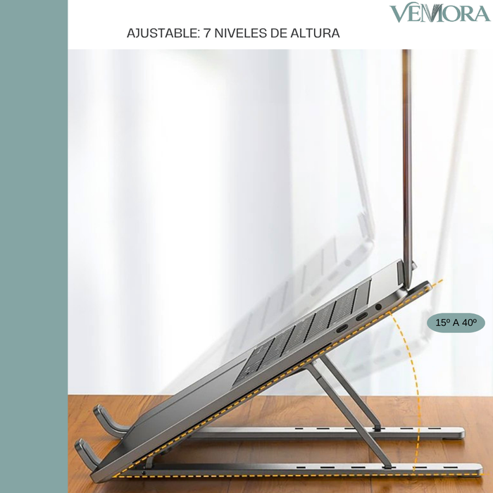 Soporte para Macbook Base Notebook Aluminio Vertical Laptop