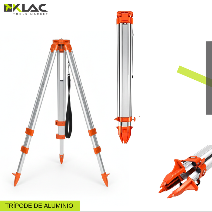 Nivel Topográfico 32x Profesional Trípode con Mira