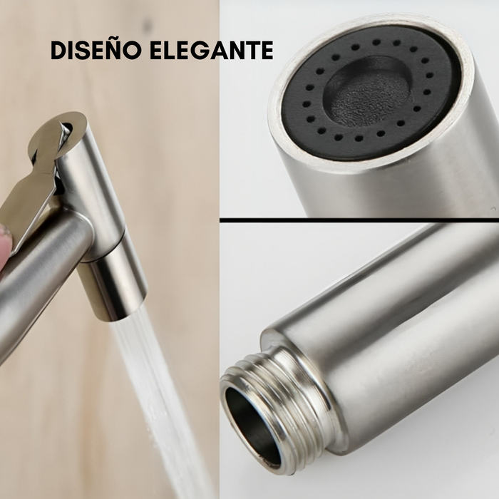 Ducha Bidet Árabe Kit Completo Inodoro Acero Inoxidable