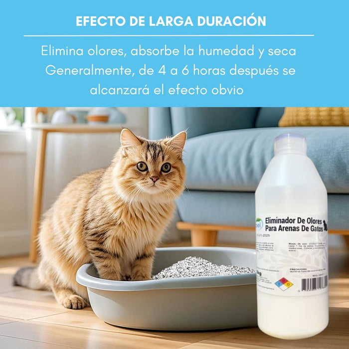 Eliminador Desodorante Olores Arena Sanitaria De Gatos 1kg