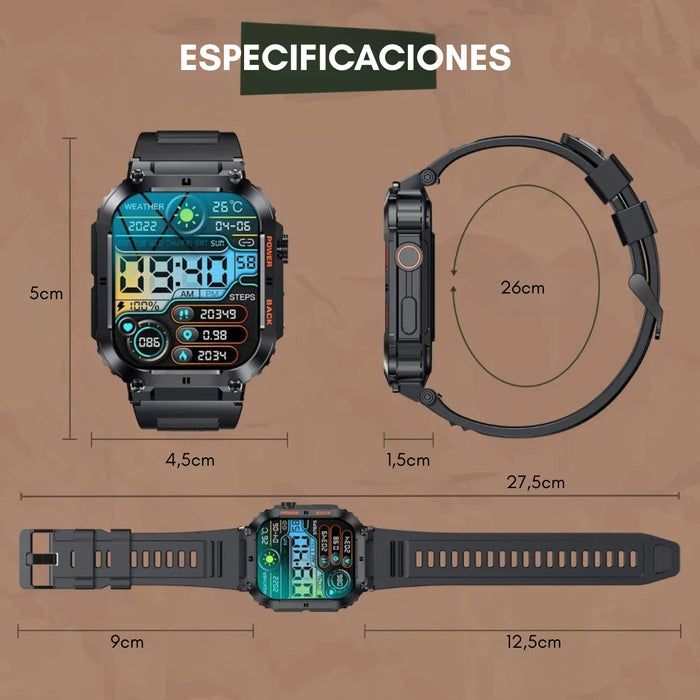 Smartwatch Hombres Relojes Inteligente Sport Bluetooth Call