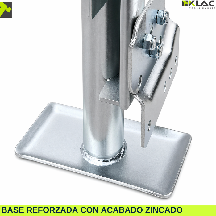 Pata Estabilizadora Fija Carro De Arrastre Capacidad 1000 Kg
