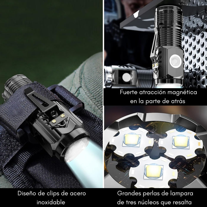 Minilinterna Led Portátil Para Exteriores Larga En 0001