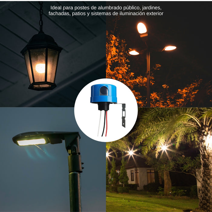 Fotocelda Control De Luminaria Con Base 220v 10a