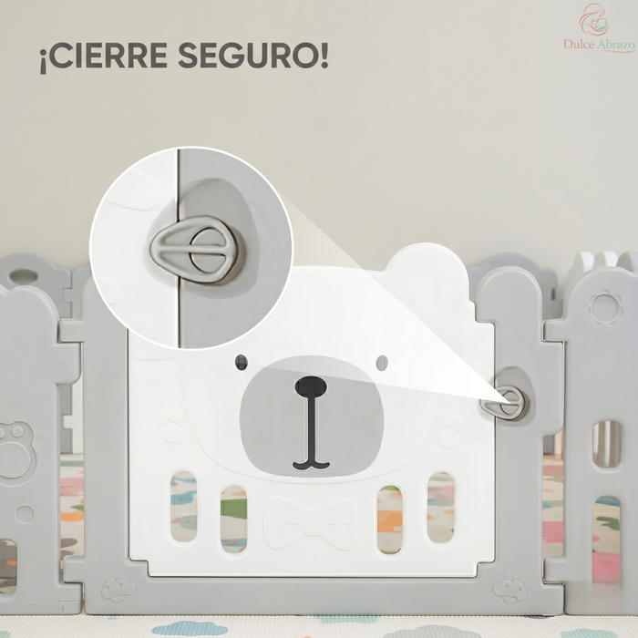 Corral Bebé Plegable Infantil Reja Seguridad Niños 120x120cm