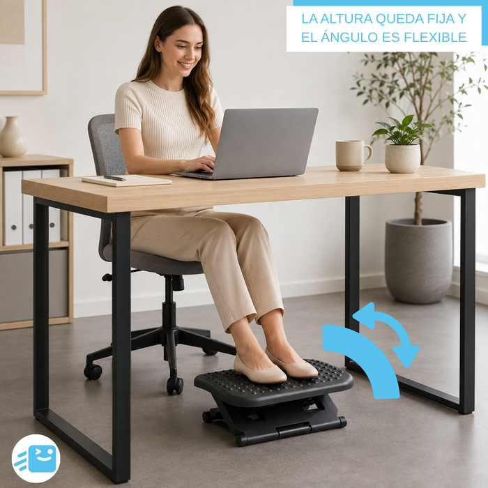 Reposa pies Ergonómico Ajustable Apoya Pies Oficina Escritorio