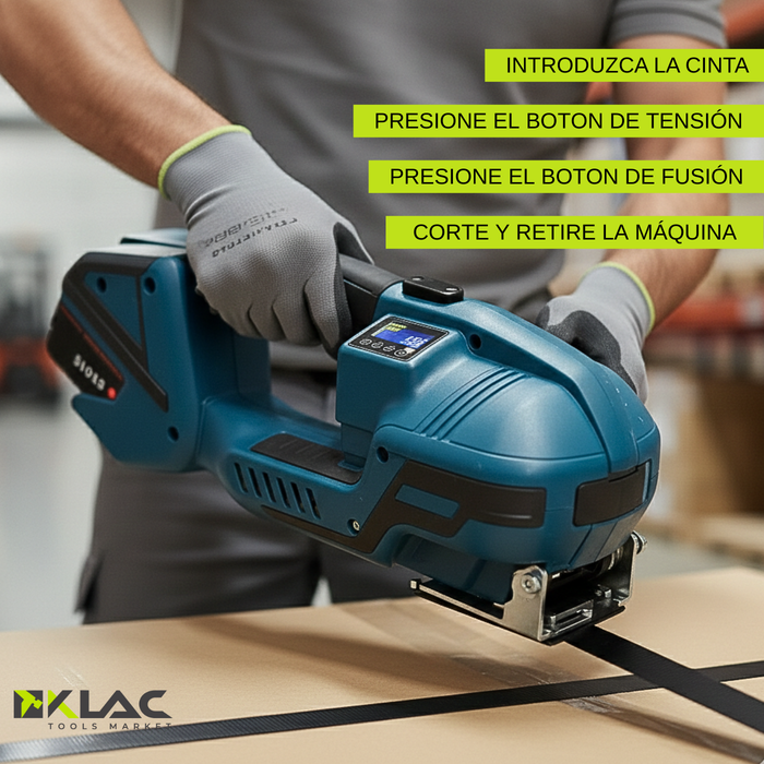 Enzunchadora Electrica Máquina Flejadora Industrial Portátil