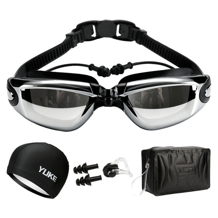 6 En 1 Kit Gafas De Natación Sin Fugas Protección Uv
