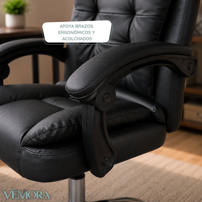 Silla De Escritorio Ejecutiva Reclinable Acolchado Premium