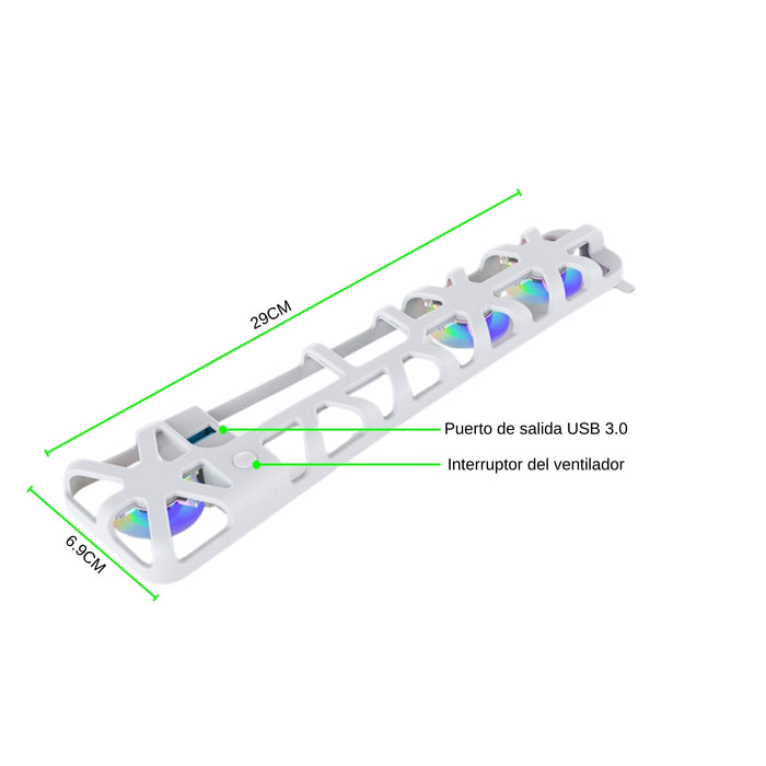 Ventilador De Enfriamiento Genérico Rgb Para Ps5