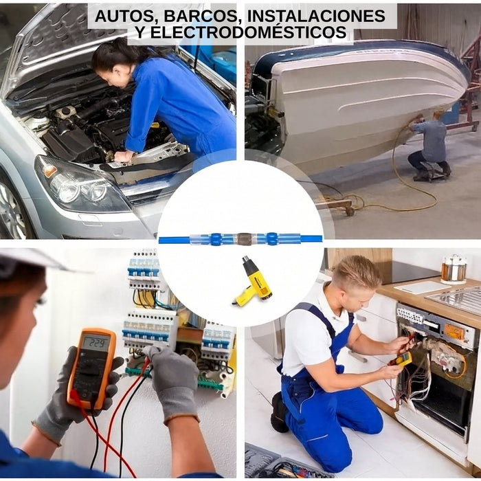 500pcs Terminales Aislados De Cable Conectores De Terminal