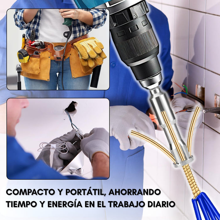 Herramienta De Torsión De Alambre Pelacables Y Trenzador