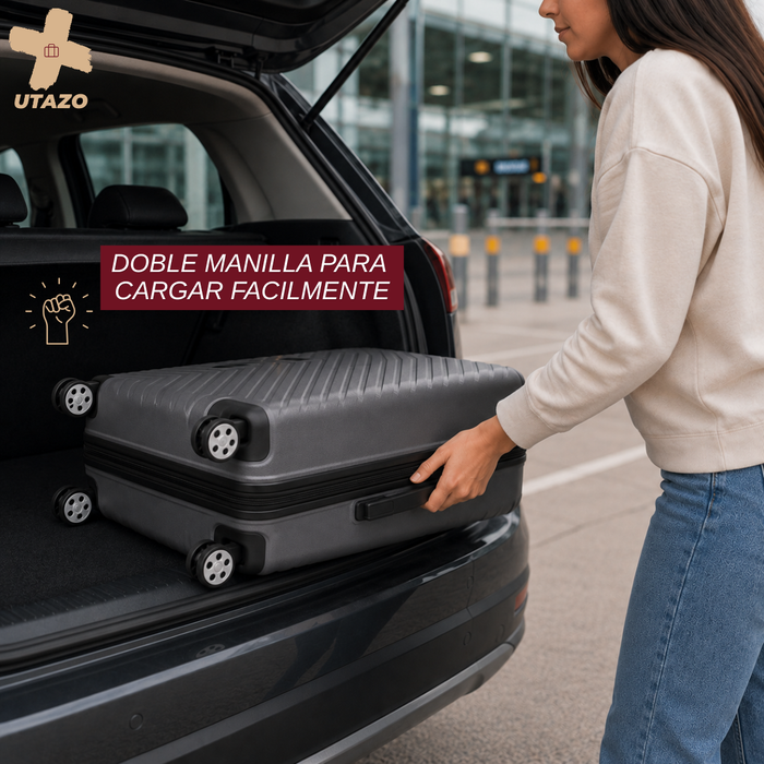 Maleta De Viaje Grande 28 Kg Equipaje De Bodega Rueda 360