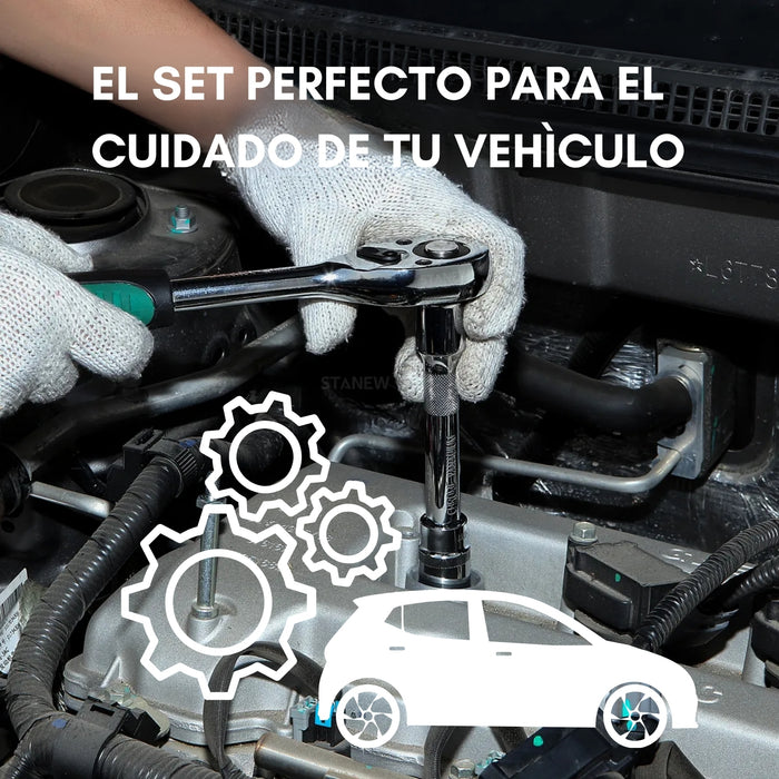 Caja De Herramientas Dados Y Llaves 216 Piezas Maleta