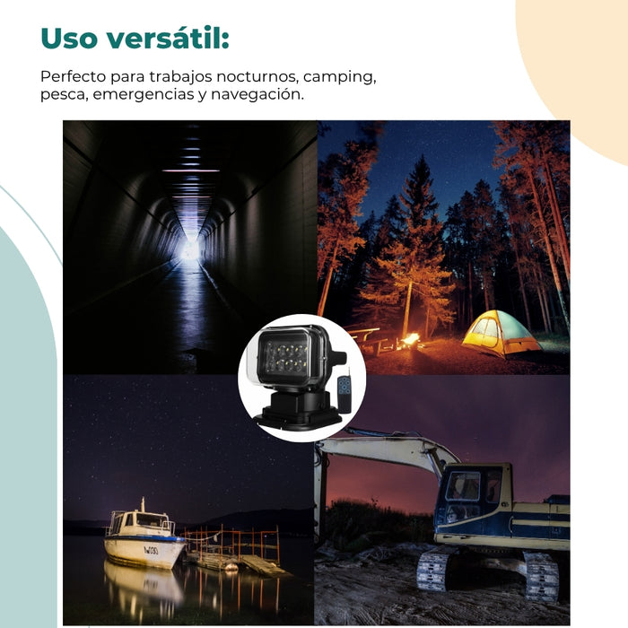 Foco Busca Camino Led 50w Imantado De 360 Grados Focos