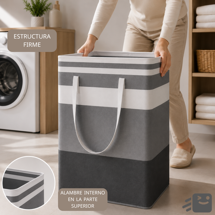 Cesto Canasto Para Ropa Sucia Plegables Organización 75l